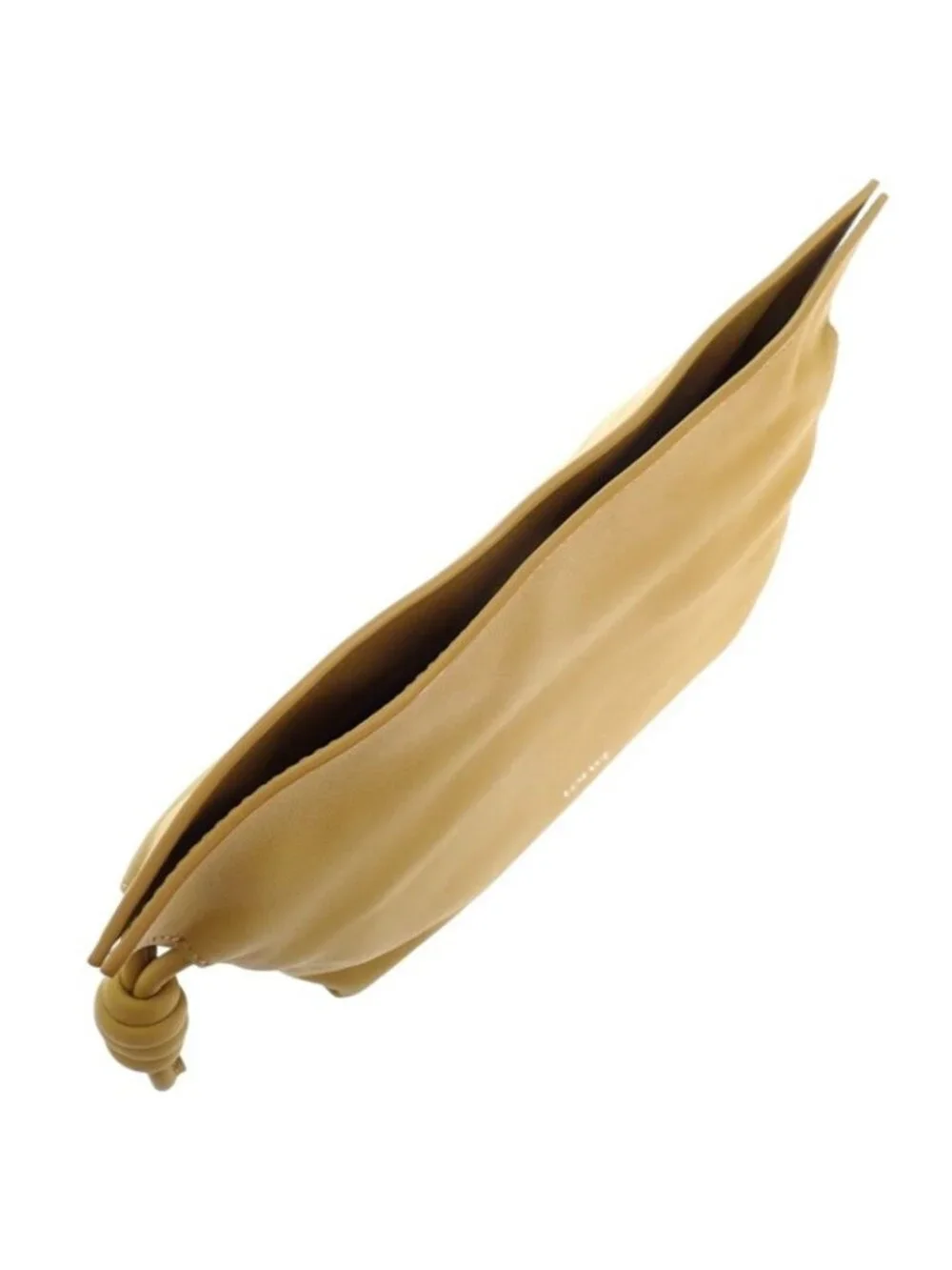 Loewe Flamenco Clutch Mini 2-Way Shoulder Bag Nappacalfskin Yellow Silver